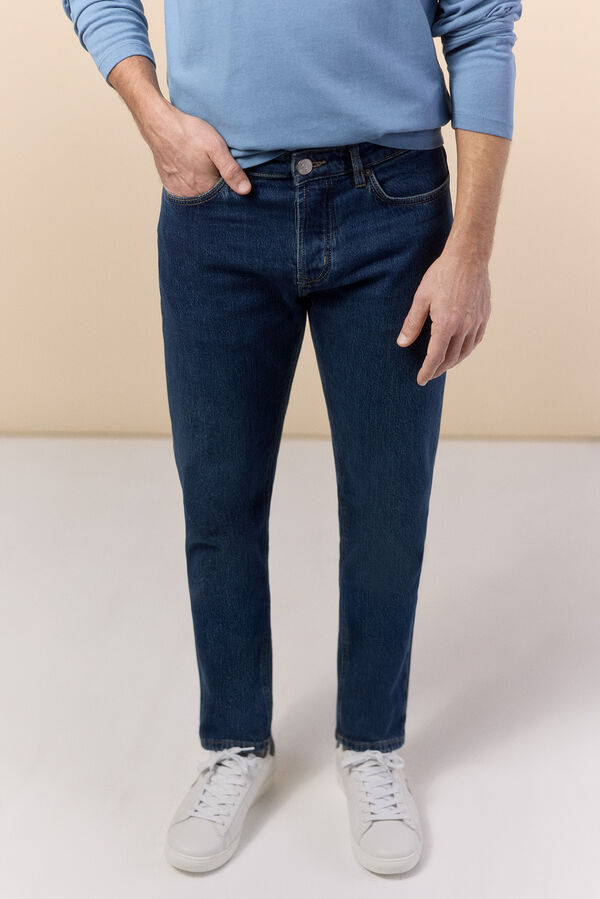 OOTO Pantal&oacute;n vaquero slim fit Azul marino