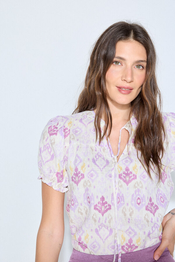 Slowlove Blusa estampada Multicolor