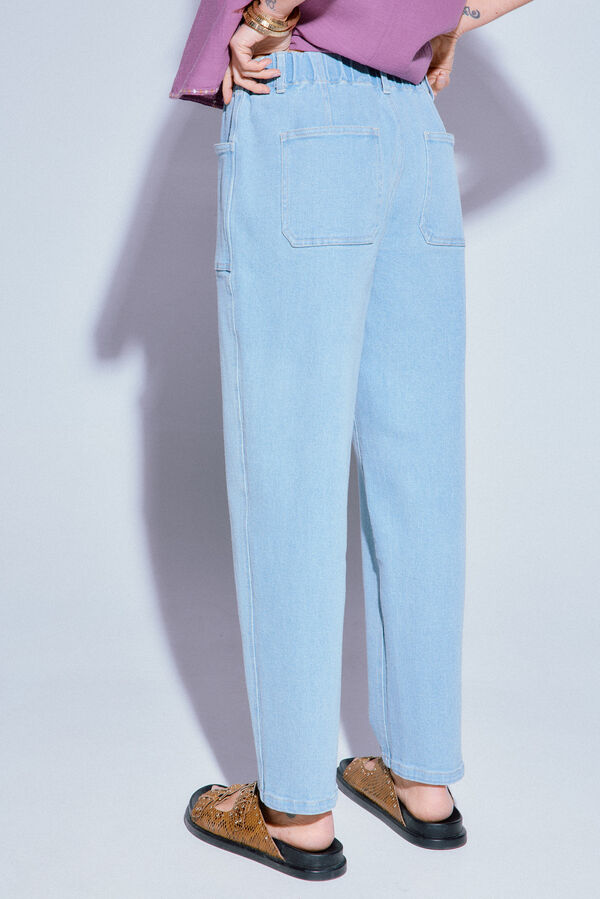 Slowlove Jeans cargo baggy Azul oscuro