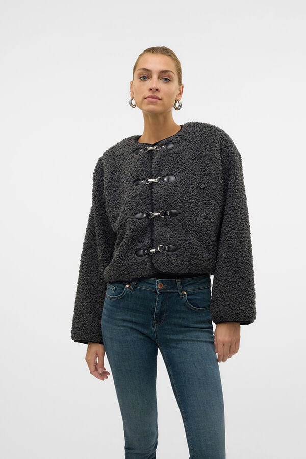 Vero Moda Casaco l&atilde;  Cinzento