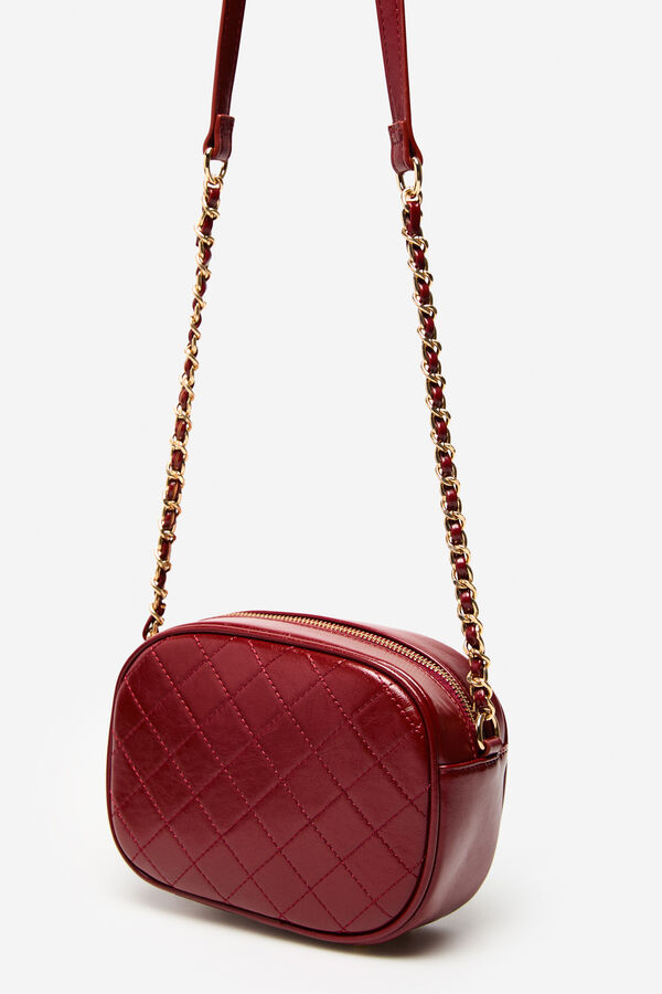 Cortefiel Bandolera acolchada Rojo