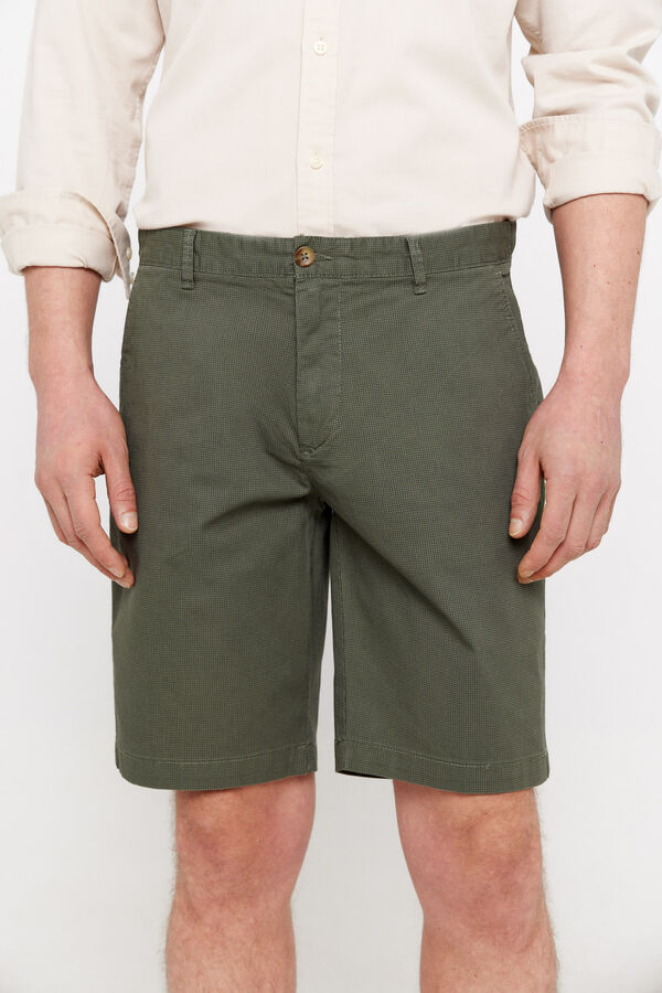 Cortefiel Bermuda chino Verde