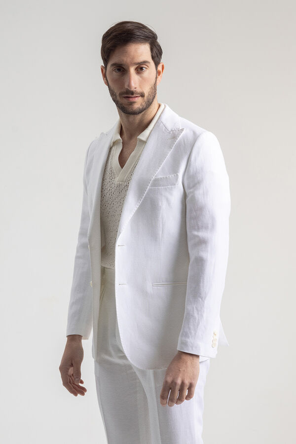 PuroEGO Americana lino Blanco