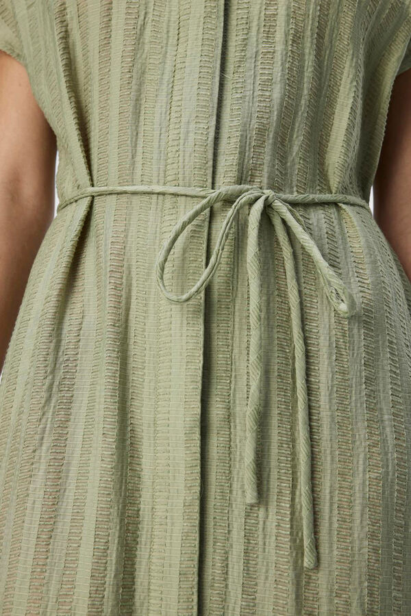 Object Vestido midi de manga curta Cinzento