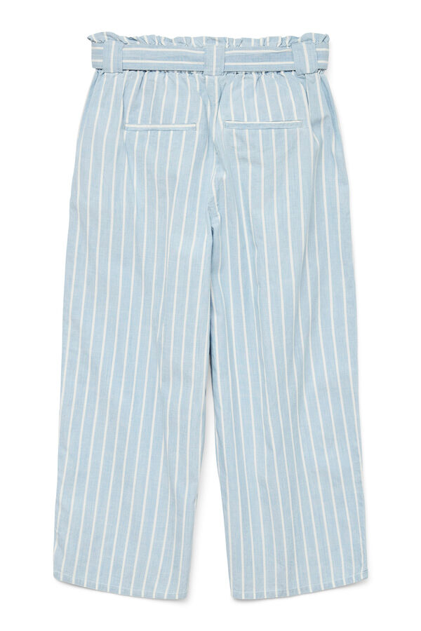 Vero Moda Pantalón ancho de rayas Azul