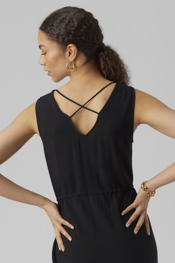 Vero Moda Vestido largo tirante ancho Negro