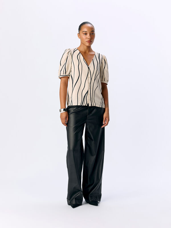 Object Blusa estampada Gris