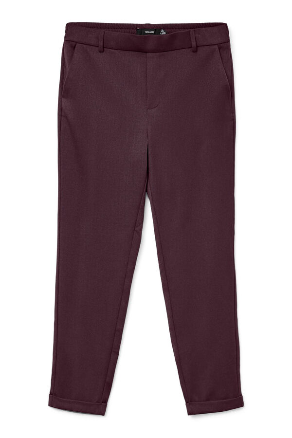 Vero Moda Cal&ccedil;as compridas retas  Roxo