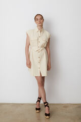 Vila Vestido curto saariano Cinzento