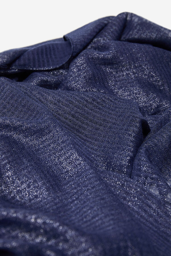 Cortefiel Len&ccedil;o liso e brilhante Azul