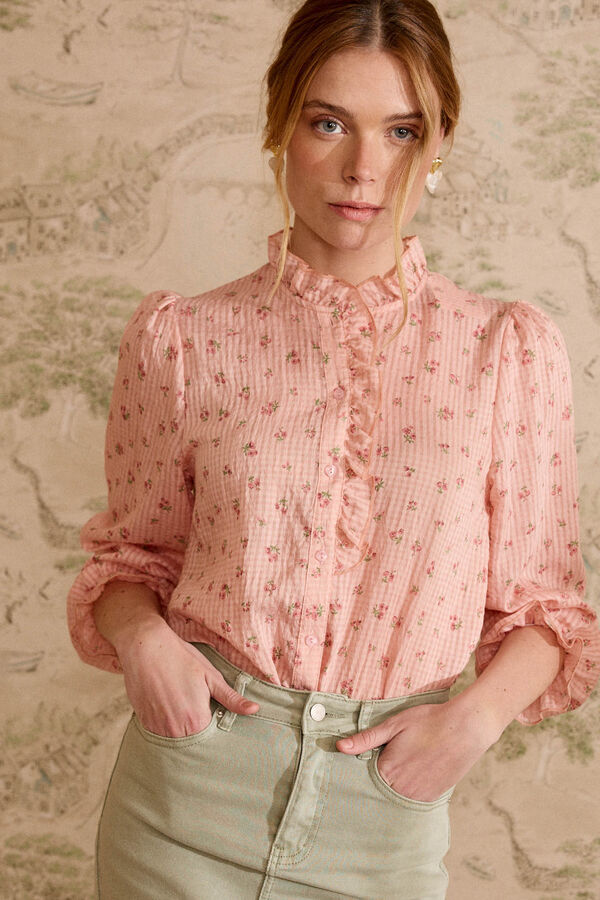 Pol&iacute;n Et Moi Camisa floral Selvina Subiu