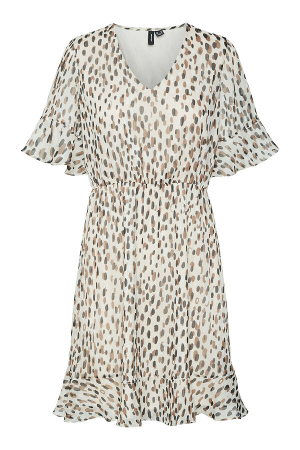 Vero Moda Vestido corto efecto gasa Gris