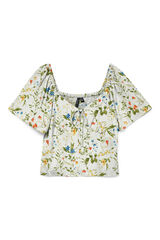 Vero Moda Top manga curta Branco