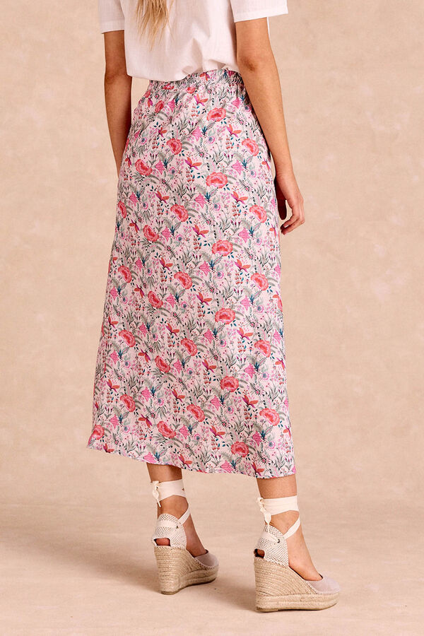 Pol&iacute;n Et Moi Falda larga flores Aine Arena