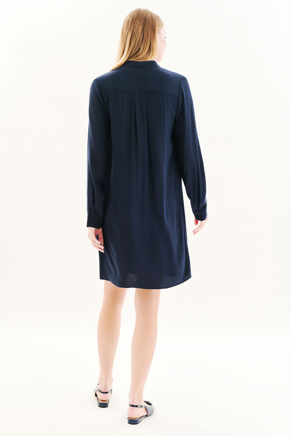 Caroll Vestido 100% viscose Azul