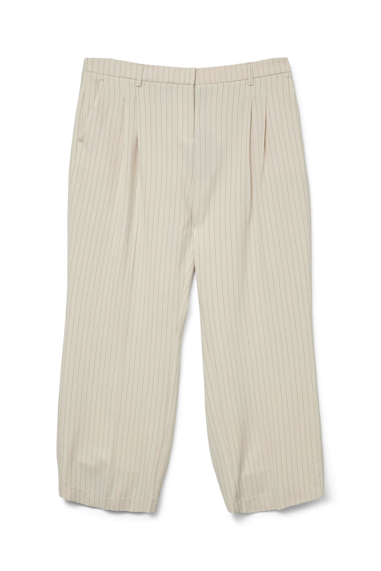 Vero Moda Curve Pantal&oacute;n ancho de rayas talla grande