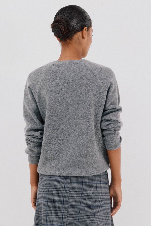 Cortefiel Camisola de toque suave Cinzento