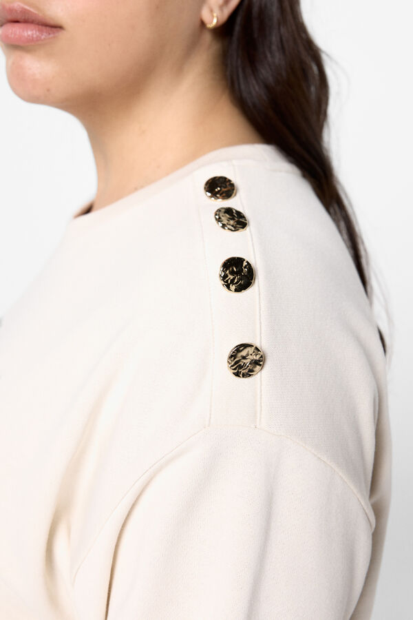 Vero Moda Curve Sudadera algod&oacute;n talla grande Gris