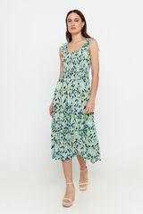 Vero Moda Vestido fresco el&aacute;stico Verde