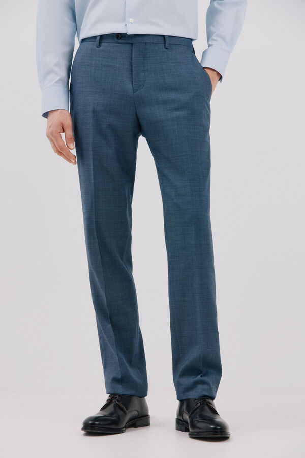 Cortefiel Pantal&oacute;n ojo perdiz coolmax&reg; Azul