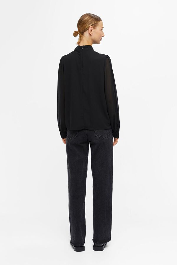 Object Blusa manga comprida Preto