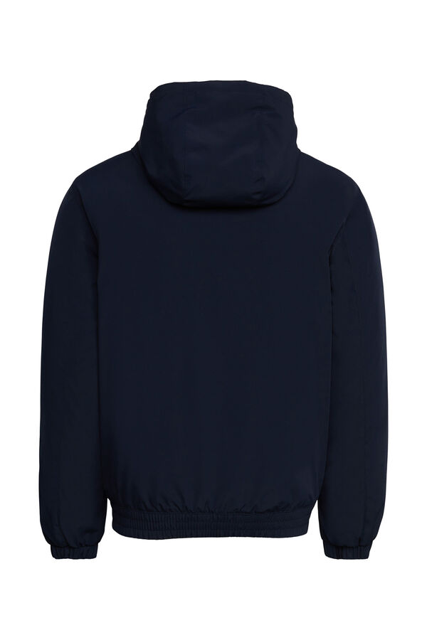 Esprit Chaqueta corta con capucha regular fit Azul marino