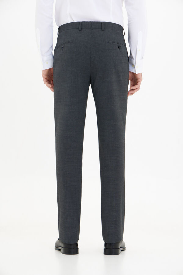 Cortefiel Pantal&oacute;n gris slim fit Gris