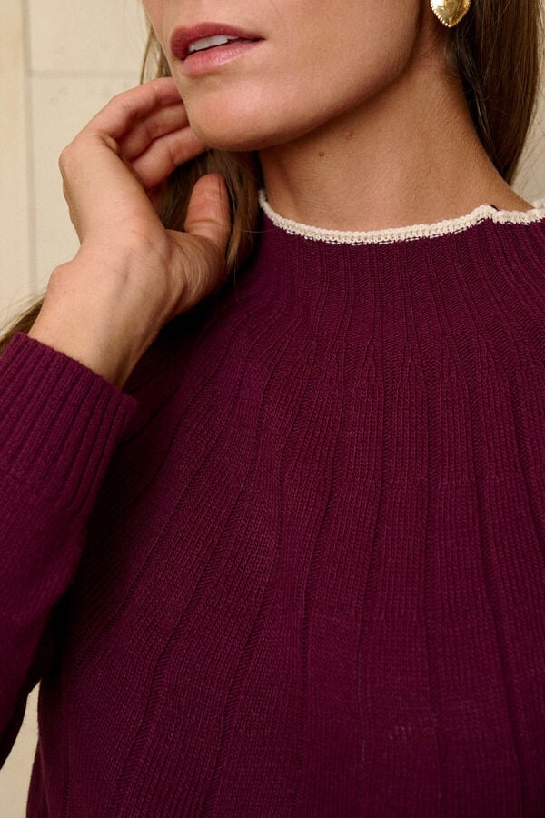 Pol&iacute;n Et Moi Jersey rayas Bassi Granate