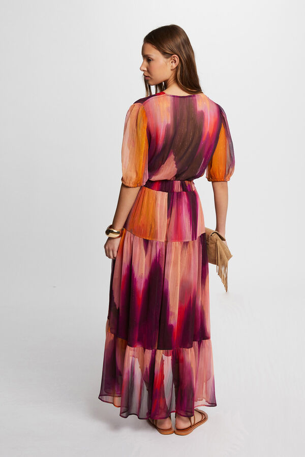 Morgan Saia comprida estampada Multicolorido