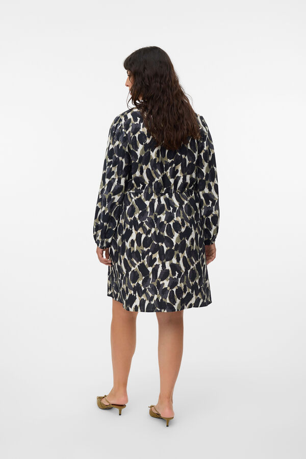 Vero Moda Curve Vestido corto de manga larga Curve Multicolor
