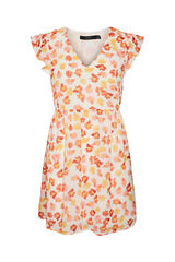 Vero Moda Vestido curto de decote em bico Branco