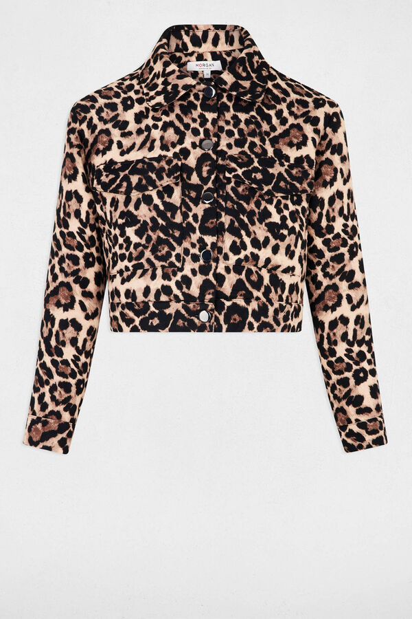 Morgan Jaqueta curta estampada Multicolorido