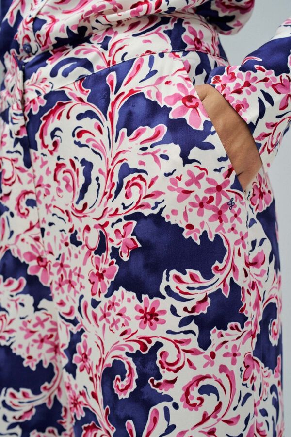 Salsa Jeans Cal&ccedil;a normais com estampa floral Azul