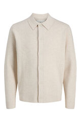 Jack & Jones C&aacute;rdigan cuello polo Blanco