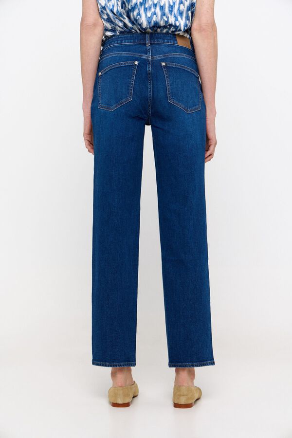 Cortefiel Pantalones vaqueros rectos Azul