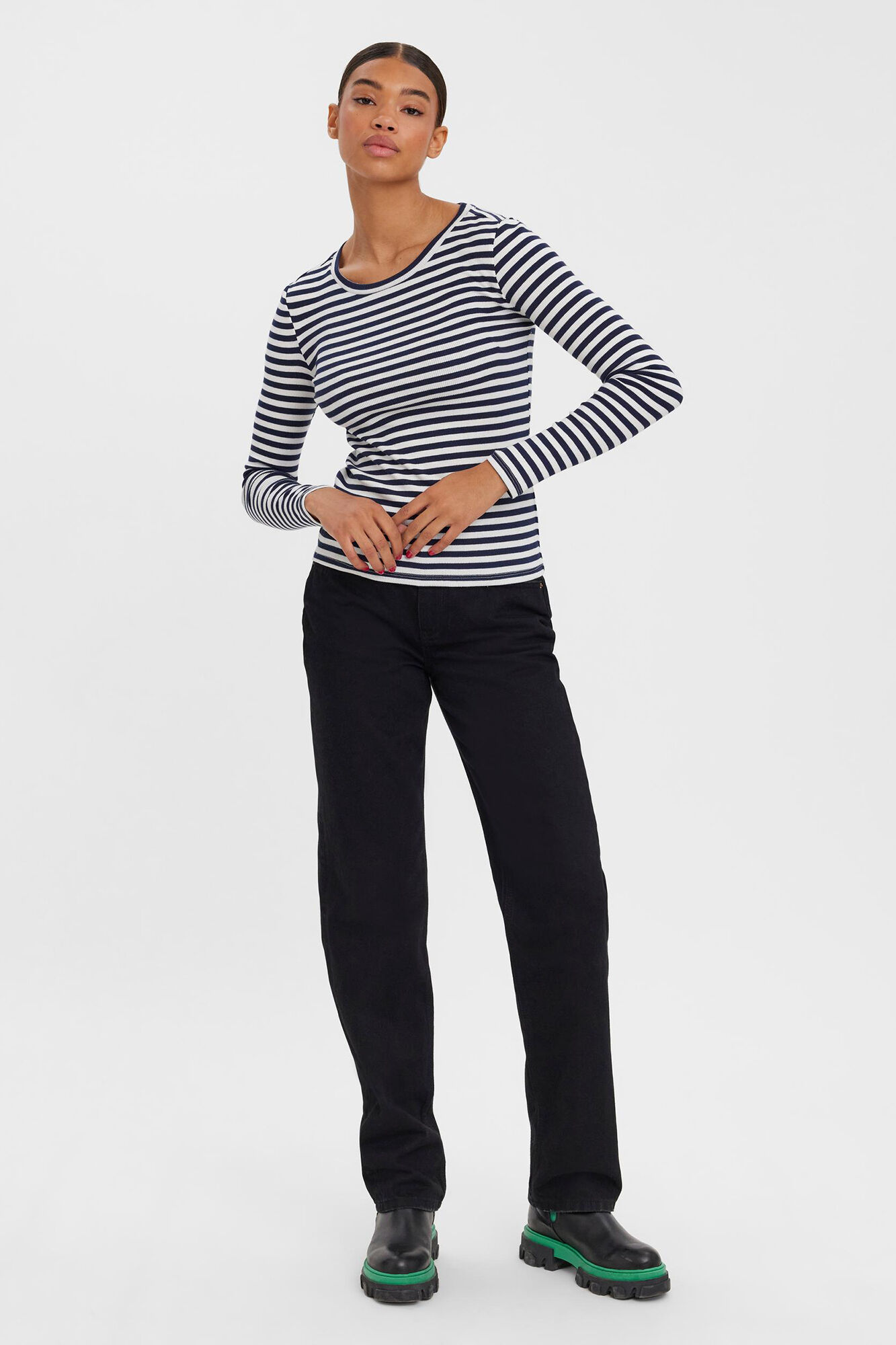 Vero Moda Camiseta b&aacute;sica punto