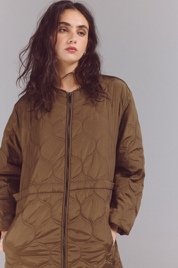 Slowlove Anorak ligero acolchado Kaki