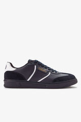 Fred Perry Zapatilla B4 embossed leather/suede Azul marino