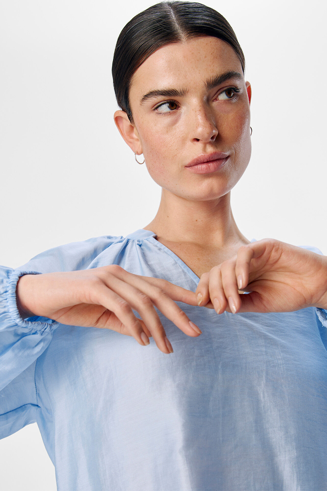 Object Blusa amplia cuello pico