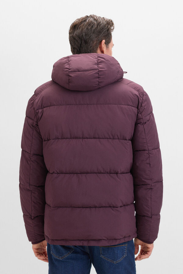 Cortefiel Cazadora acolchada Vino