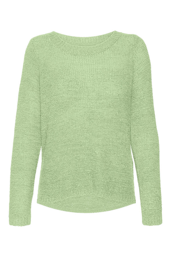 Vero Moda Jersey de punto fino cuello redondo Verde