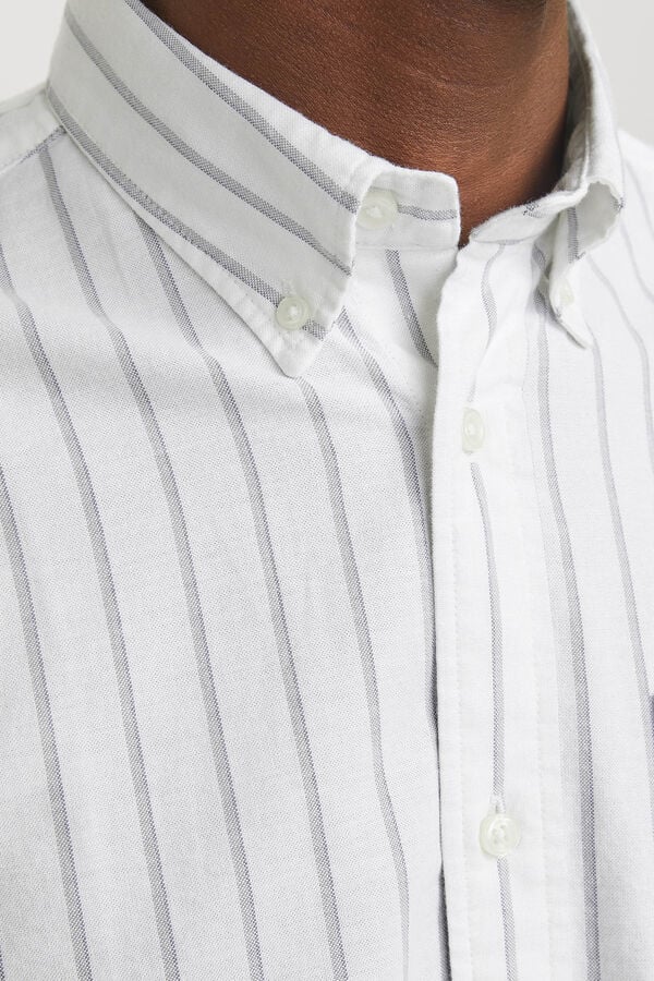 Jack & Jones Camisa oxford slim fit Blanco