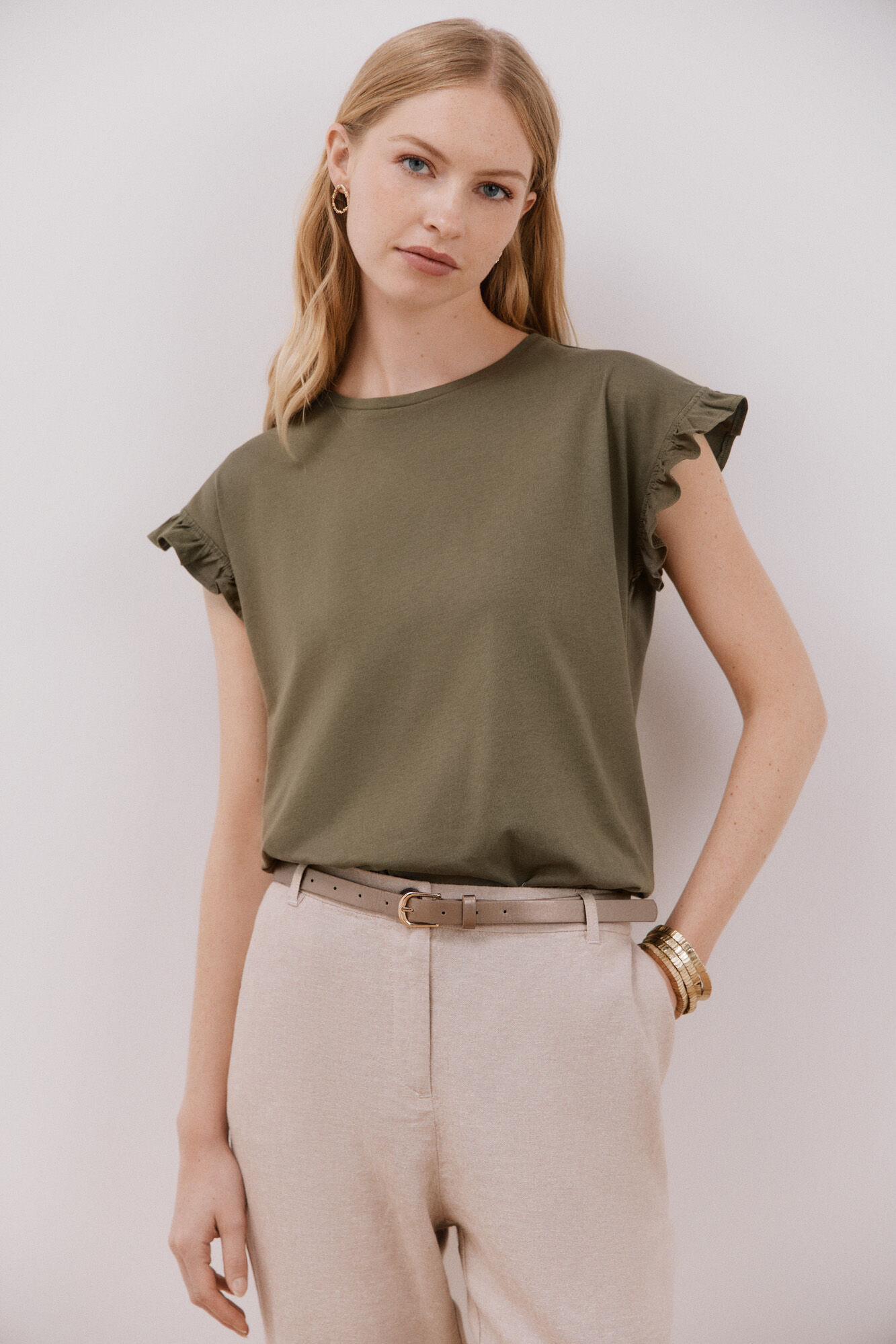 Cortefiel Camisola b&aacute;sica folho