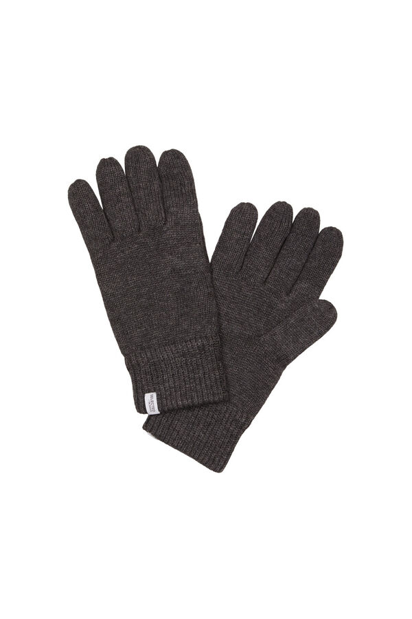 Cortefiel Guantes ligeros de lana y cashmere Gris