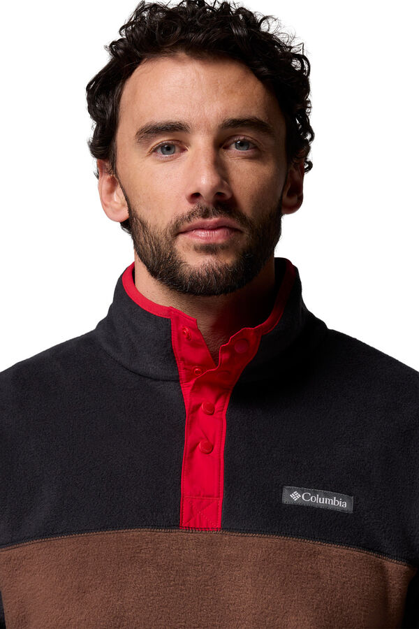 Columbia Forro polar Steens Mountain&trade; II para hombre Marr&oacute;n