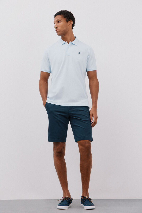 Cortefiel Bermuda chino Azul