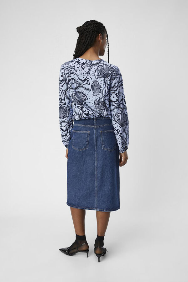 Object Blusa estampada Azul