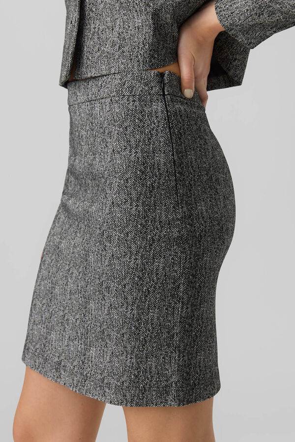 Vero Moda Falda entallada corta Negro