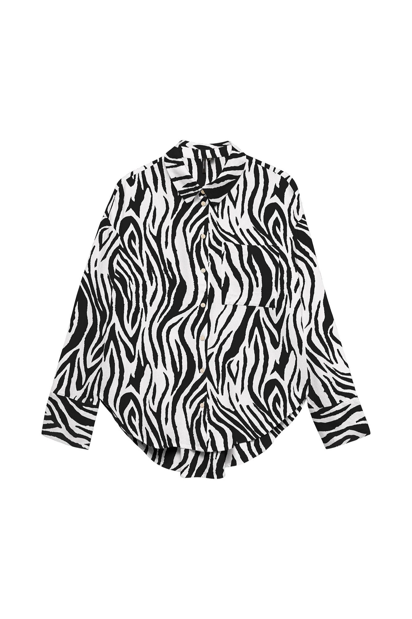 Vero Moda Camisa de linho de manga comprida