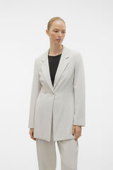 Vero Moda Blazer larga de corte Slim Gris